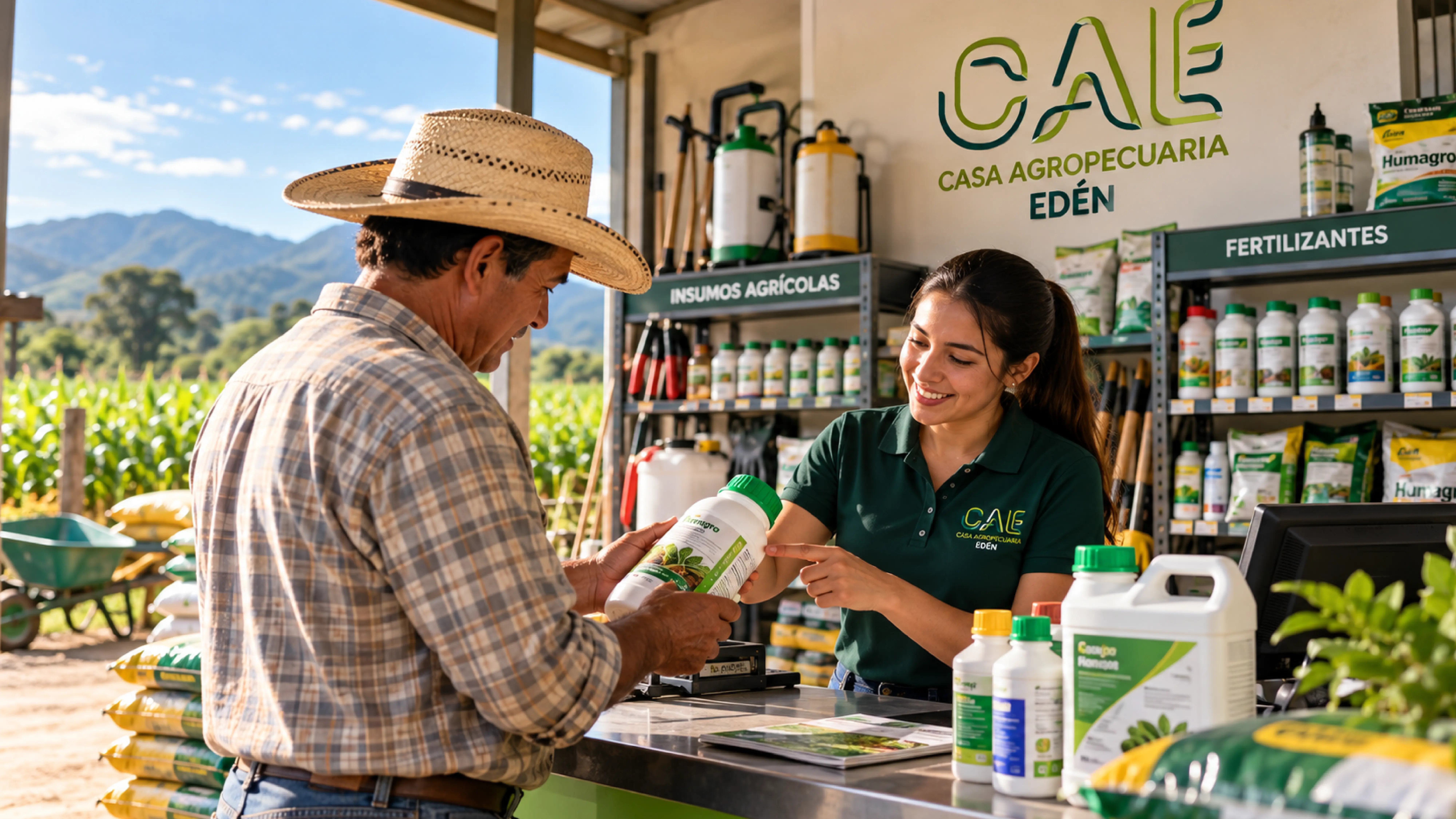 Herramientas e insumos agropecuarios:Todo lo que tu campo necesita paracrecer, producir y cosechargrandes resultados.